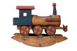 Photo: Toy train on rail Toy train on rail