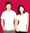t-shirt model