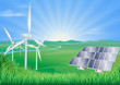 Renewable energy illustration