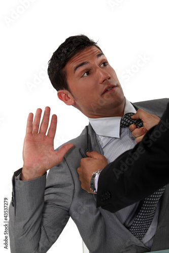 Foto: Businessman in a fight Businessman in a fight