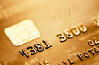 Photo: credit card, macro credit card, macro