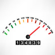 Car speedometer