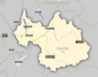 Illustration: Carte et situation de Tignes Carte et situation de Tignes