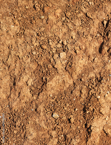 Photo: Dry agricultural brown soil Dry agricultural brown soil