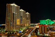 Streets of Las Vegas by night