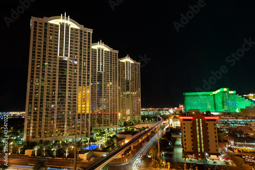 Photo: Streets of Las Vegas by night Streets of Las Vegas by night