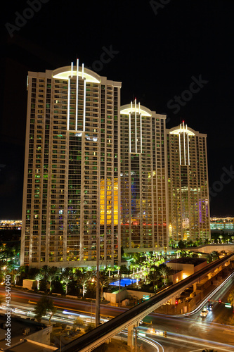Photo: Streets of Las Vegas by night Streets of Las Vegas by night