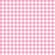 Pink Gingham Fabric Background