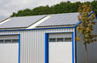 Foto: Lagerhalle mit Solar auf dem Dach Lagerhalle mit Solar auf dem Dach