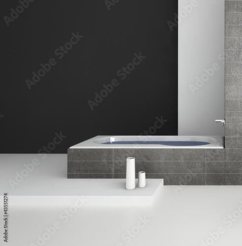 Illustration: Modern Luxury Bathroom Design Interior Modern Luxury Bathroom Design Interior