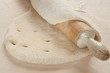 dough with rolling pin _ pasta con mattarello