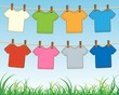 T-shirts stretched