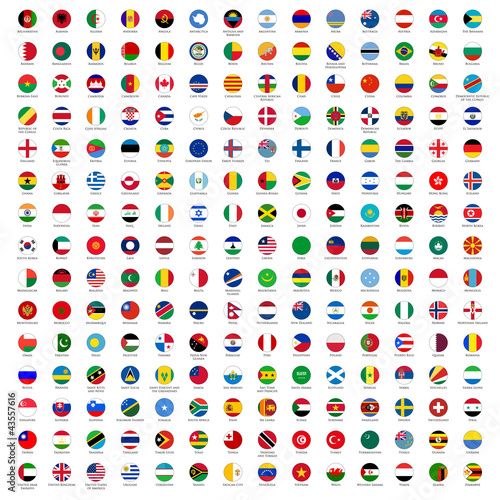 Vector: Circle Flags of the World Circle Flags of the World