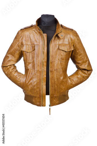 Foto: Male coat isolated on the white Male coat isolated on the white