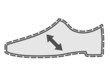 Vektor: Arrow shoe Arrow shoe