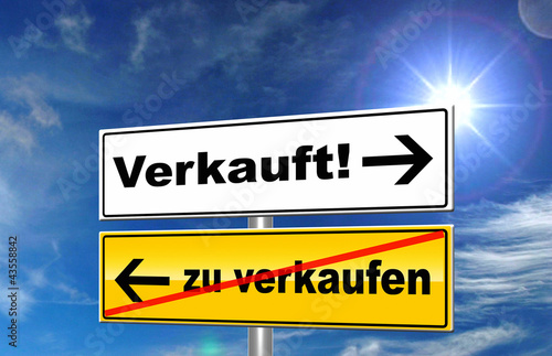 Illustration: Verkauft! Verkauft!