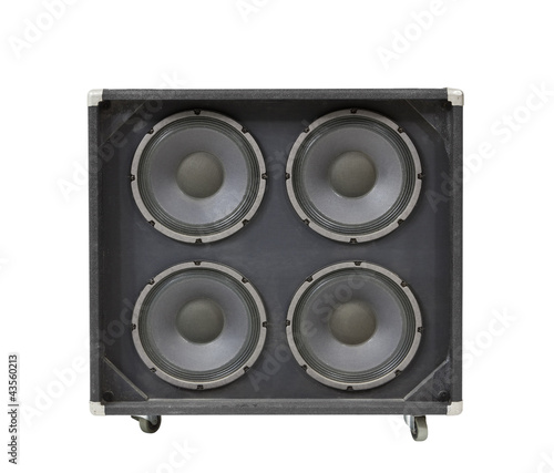 Photo: Guitar Amplifier Speaker Box with Clipping Path Guitar Amplifier Speaker Box with Clipping Path