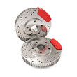 Brake Discs isolated on white background