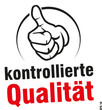kontrollierte qualität daumen hoch ok