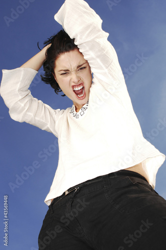 Photo: Woman in bad mood Woman in bad mood