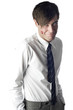 Photo: Businessman with a lipstick stain on his cheek Businessman with a lipstick stain on his cheek