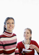 Girl spending quality time with her parent