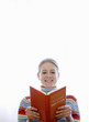 Girl reading book