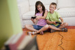 Playing video games