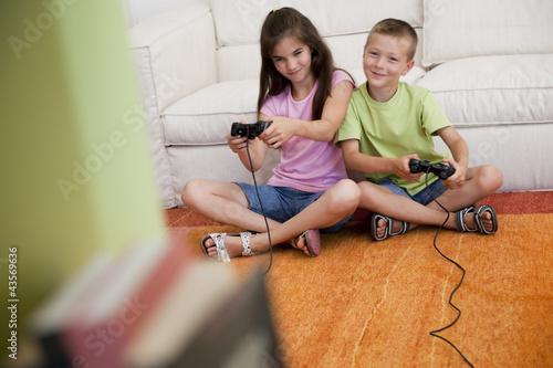 Photo: Playing video games Playing video games