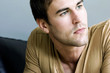 A man daydreaming