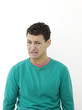 Man feeling uneasy