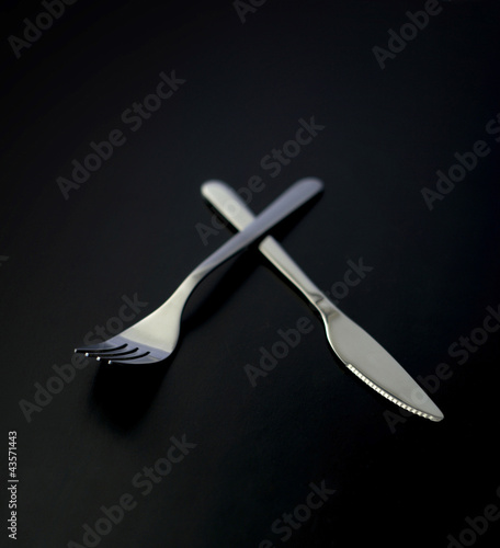 Photo: Fork and knife Fork and knife