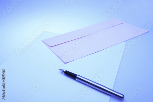 Photo: Writing a letter Writing a letter