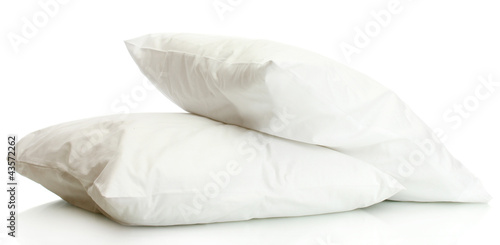 Photo: pillows isolated on white pillows isolated on white