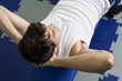 Man doing sit-ups