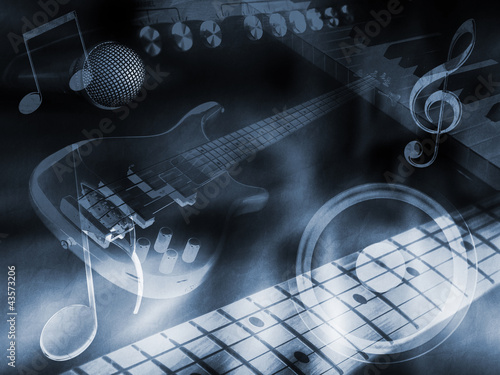 Illustration: Hintergrund: Musik Hintergrund: Musik