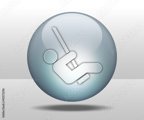 Illustration: Hovering Sphere Button "Playground" Hovering Sphere Button "Playground"