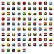 198 Weltfahnen Flaggen Icon Button Teil 1 A - L