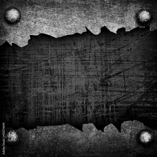 Photo: cracked metal cracked metal
