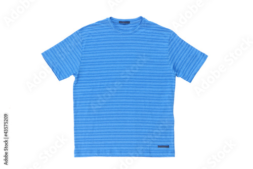 Photo: Blue t-shirt. Мужская голубая, полосатая футболка, тениска. Blue t-shirt. Мужская голубая, полосатая футболка, тениска.