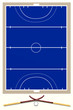 Illustration: Background of Hockey Field Background of Hockey Field