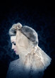 Hairdressing and makeup fashion girl