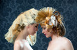 Foto: Hairdressing and makeup fashion woman Hairdressing and makeup fashion woman