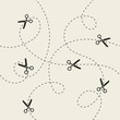 Vector: Scissors pattern. Vector illustration Scissors pattern. Vector illustration