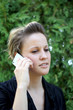 Young Attractive Businesswoman On the Phone