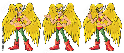 Vektor: Hawk Boy Superhero Hawk Boy Superhero
