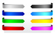 Vektor: colored paper labels colored paper labels