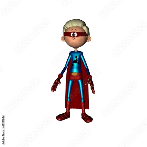 Illustration: Cartoon superhero Cartoon superhero