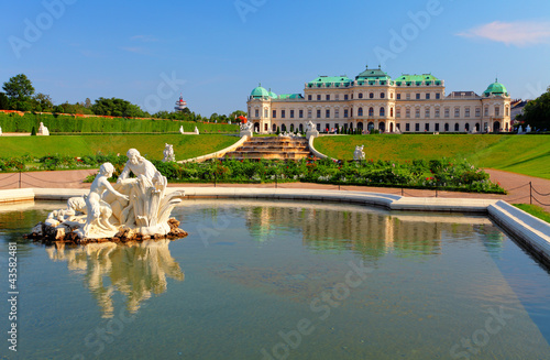 Photo: Belvedere Palace in Vienna - Austria Belvedere Palace in Vienna - Austria