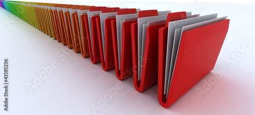 Illustration: Colourful Folders Colourful Folders